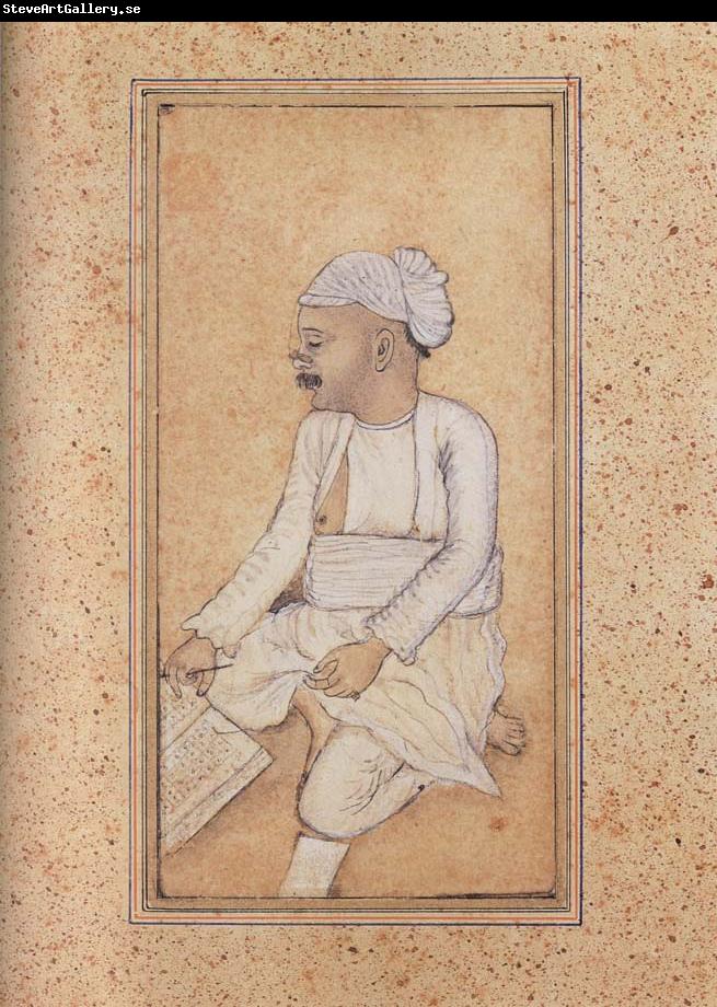 unknow artist A Portrait of Mohan Lal Diwan of William Fraser